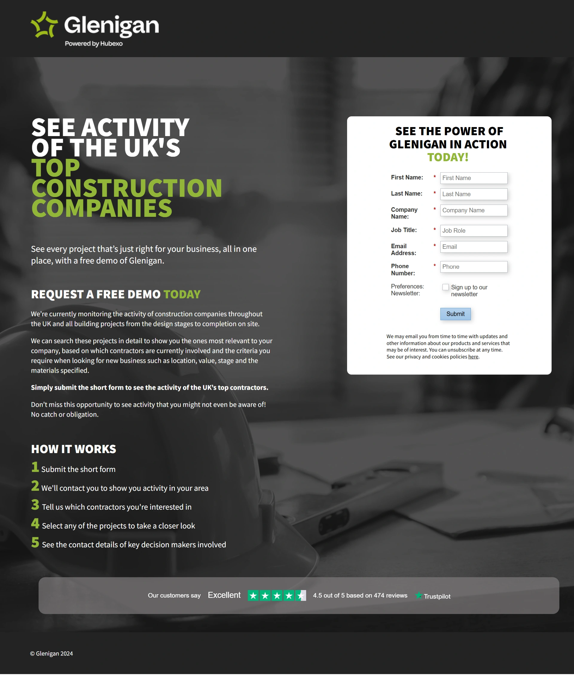 Construction Contracts Screenshot 1