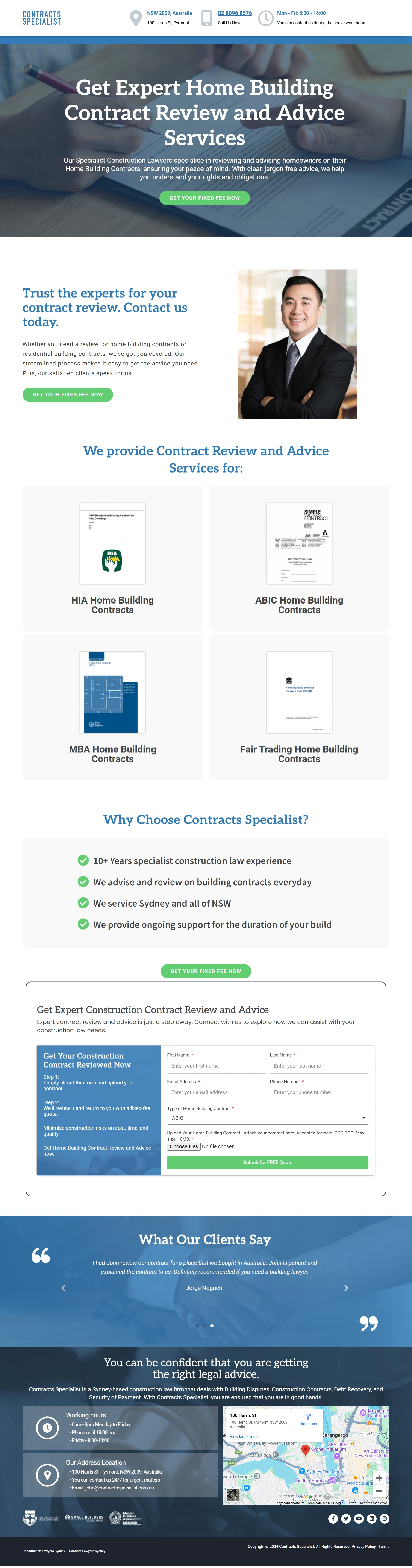 Construction Contracts Screenshot 3