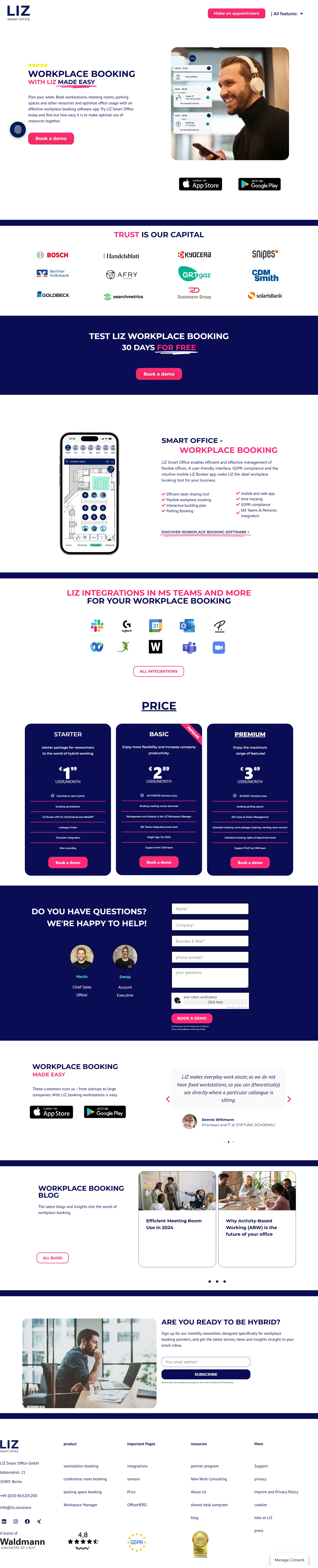 Booking Platforms Screenshot 1