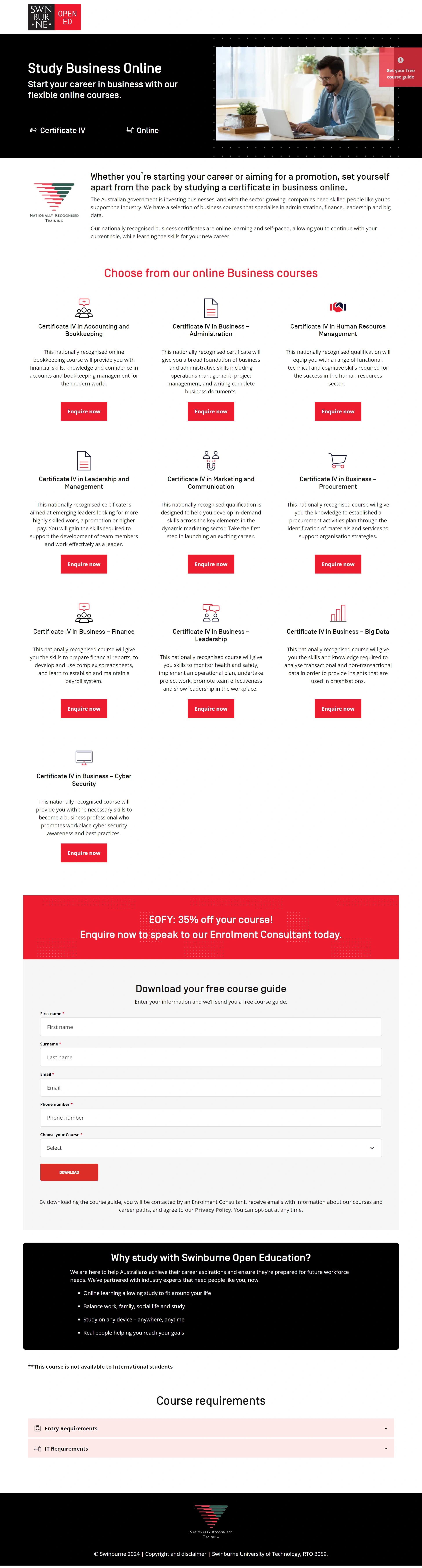 Course Enrollment Strategies Screenshot 1