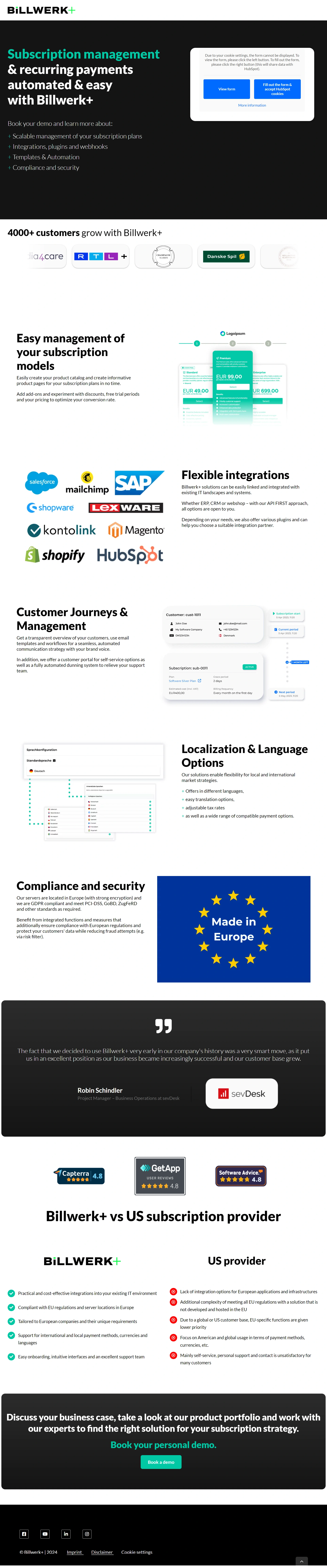 Subscription-Based Products Screenshot 4