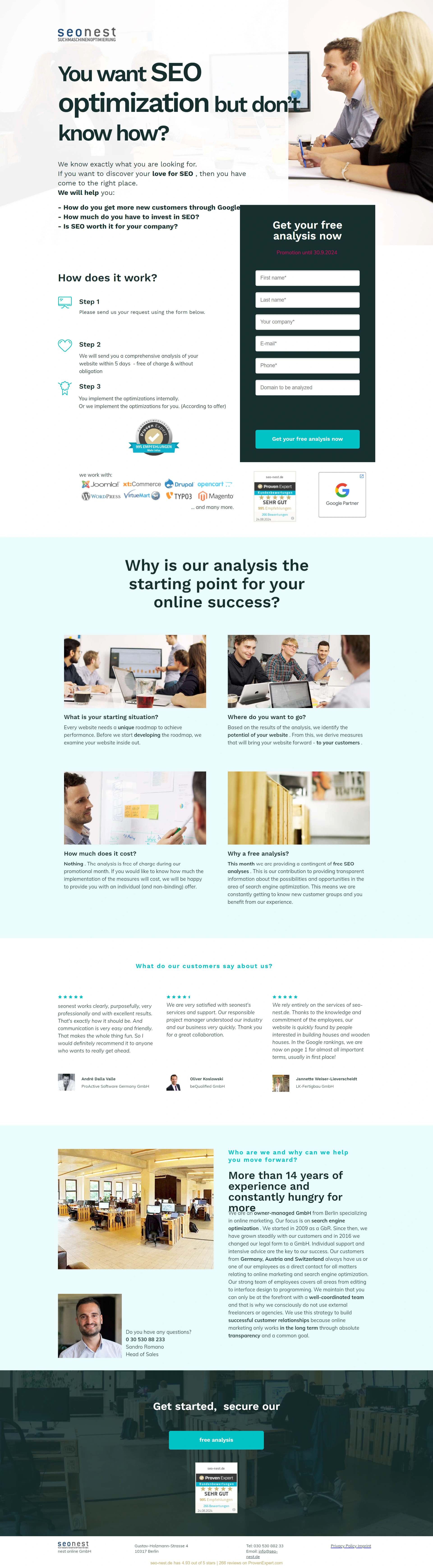 Freelance SEO Screenshot 1