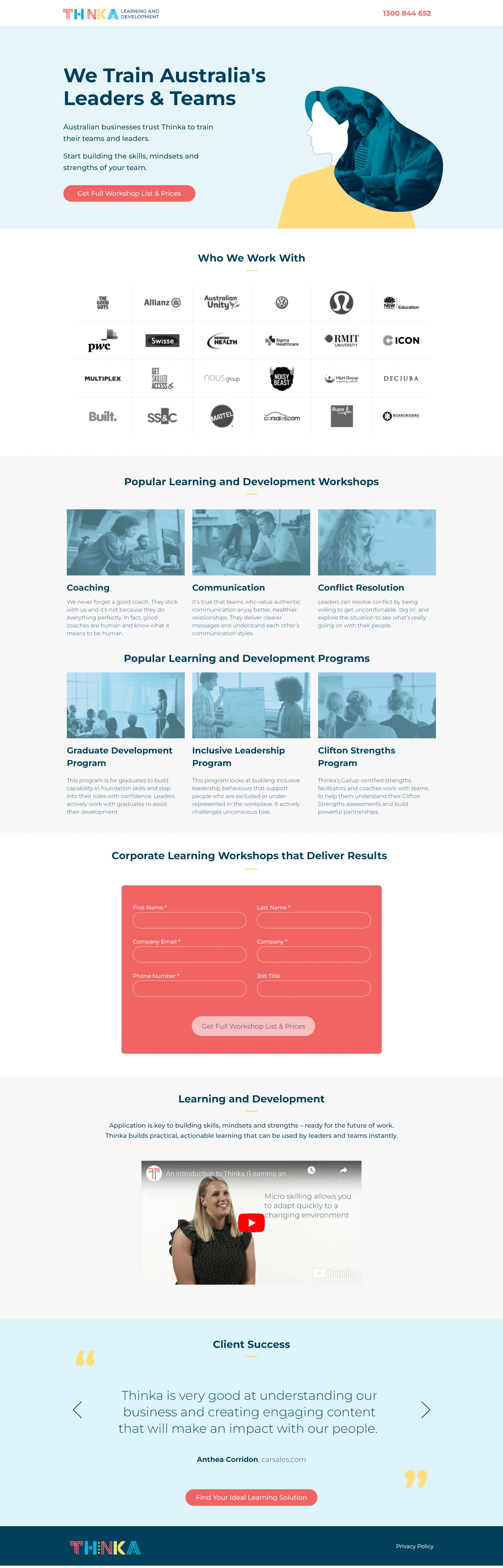 Corporate Training Screenshot 1