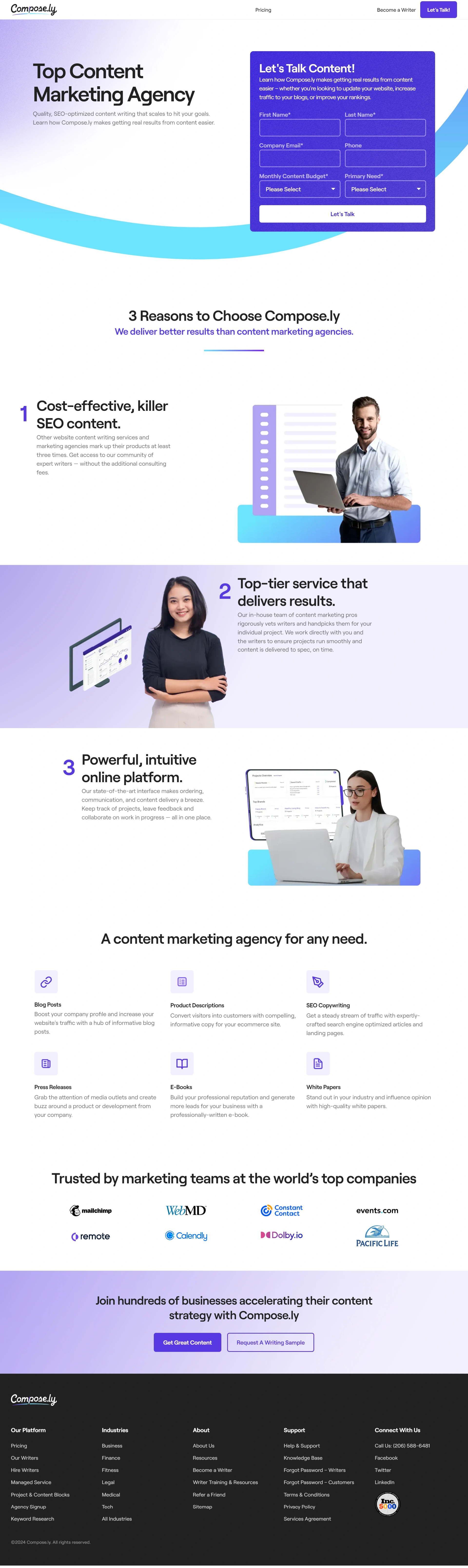 Content Agency Screenshot 4