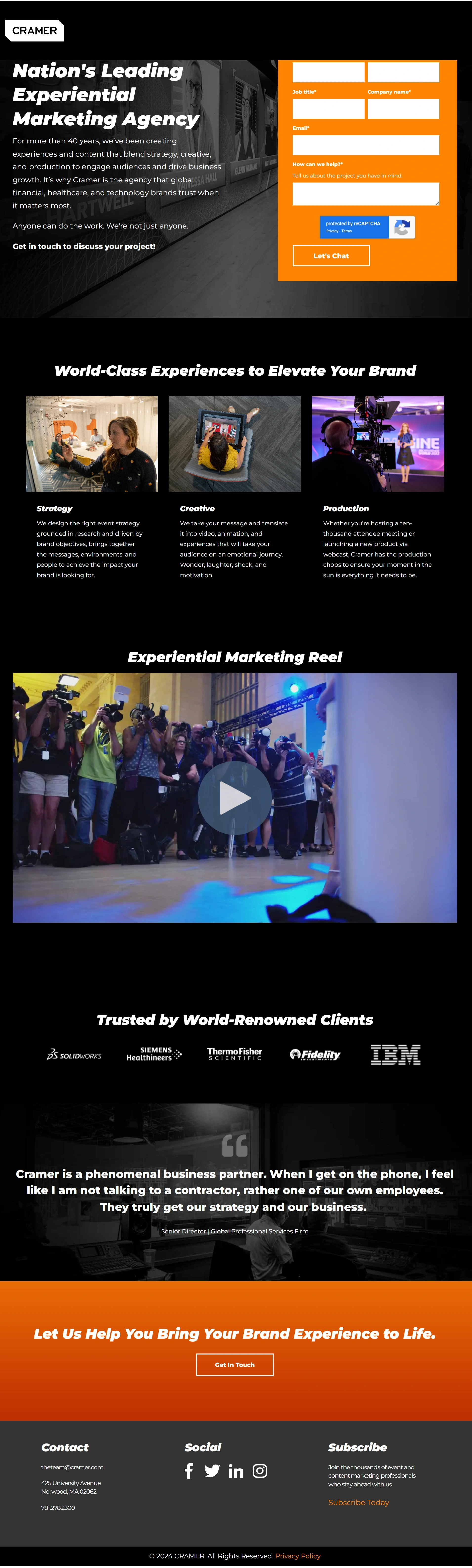 Creative Agency Screenshot 2