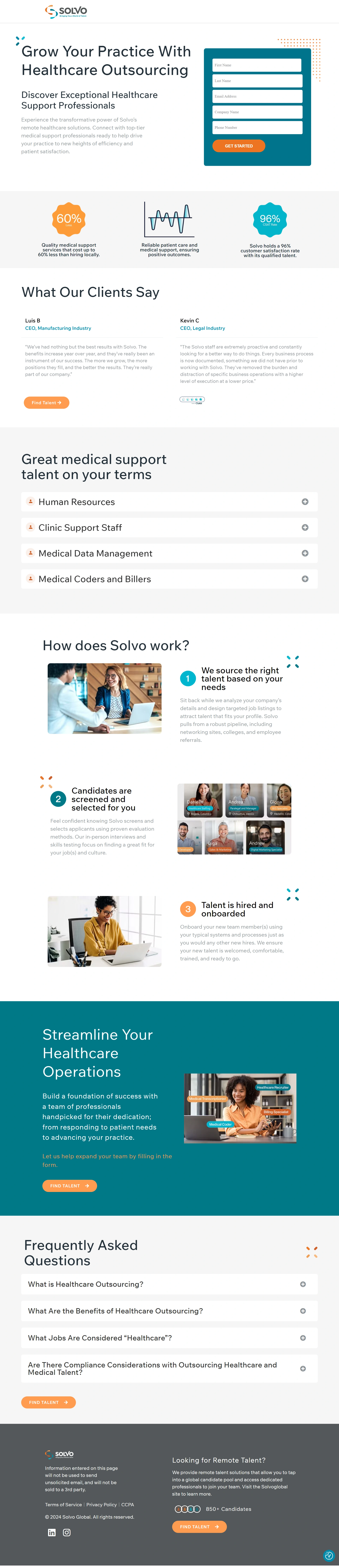 Healthcare Consulting Screenshot 4