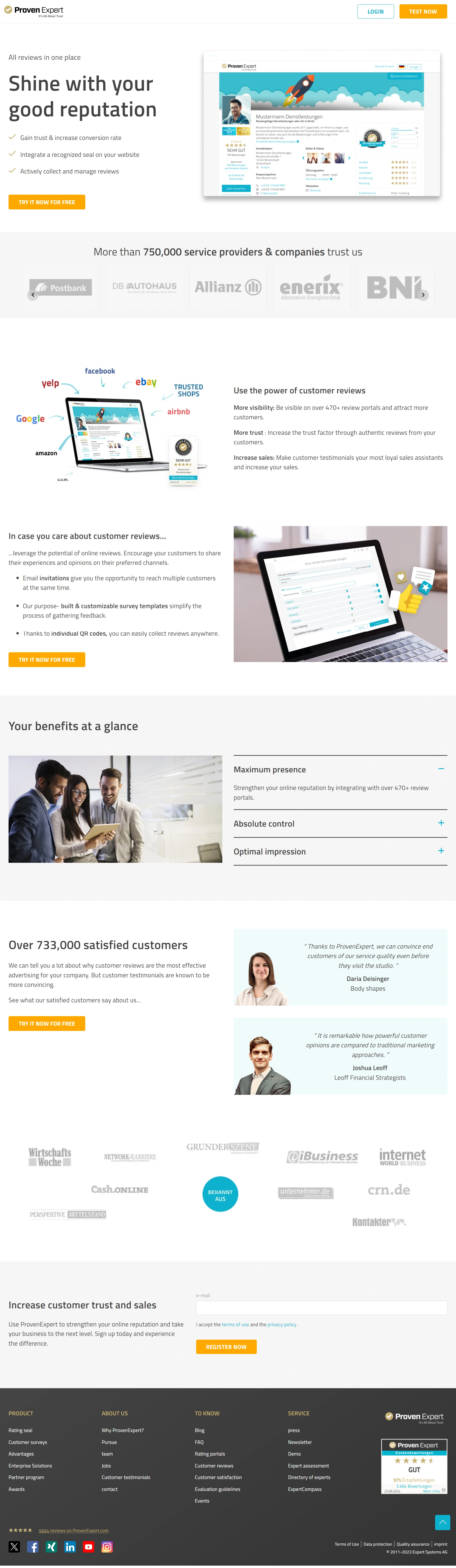 Management Consulting Screenshot 1