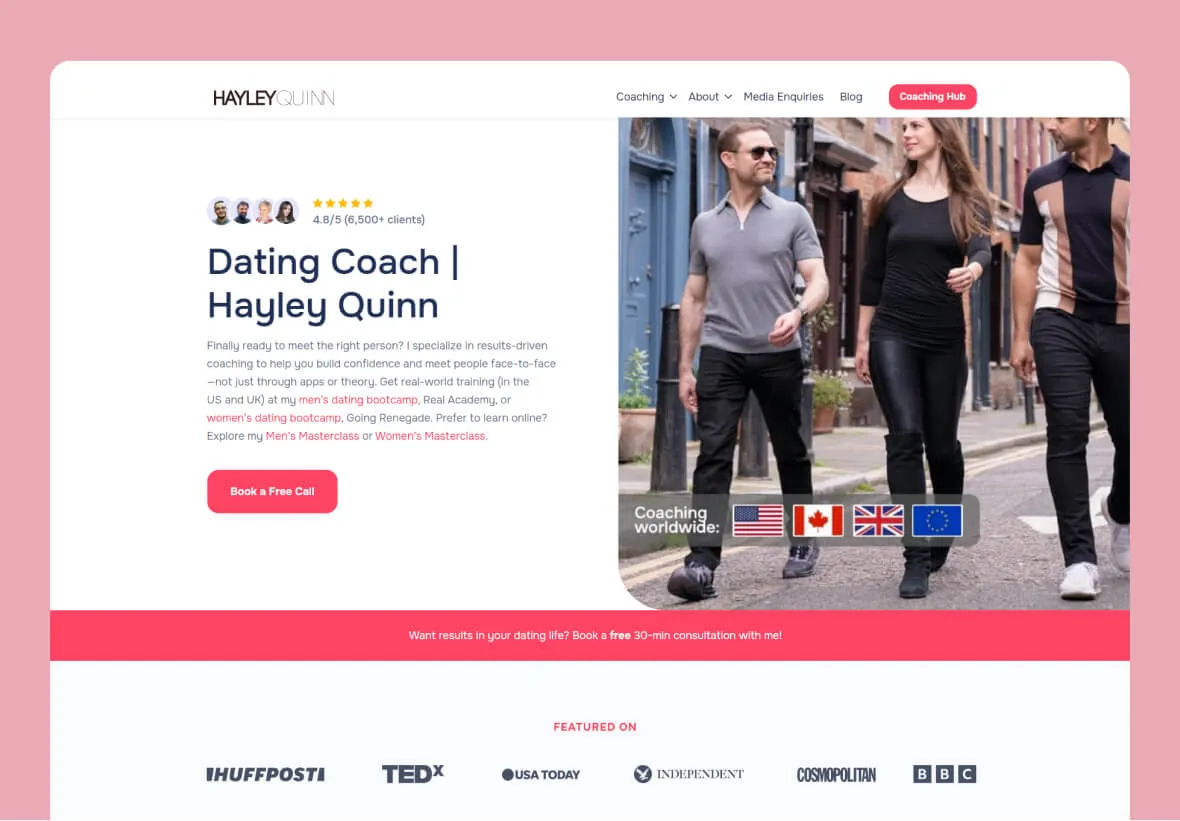 Hayley Quinn-Dating Coach